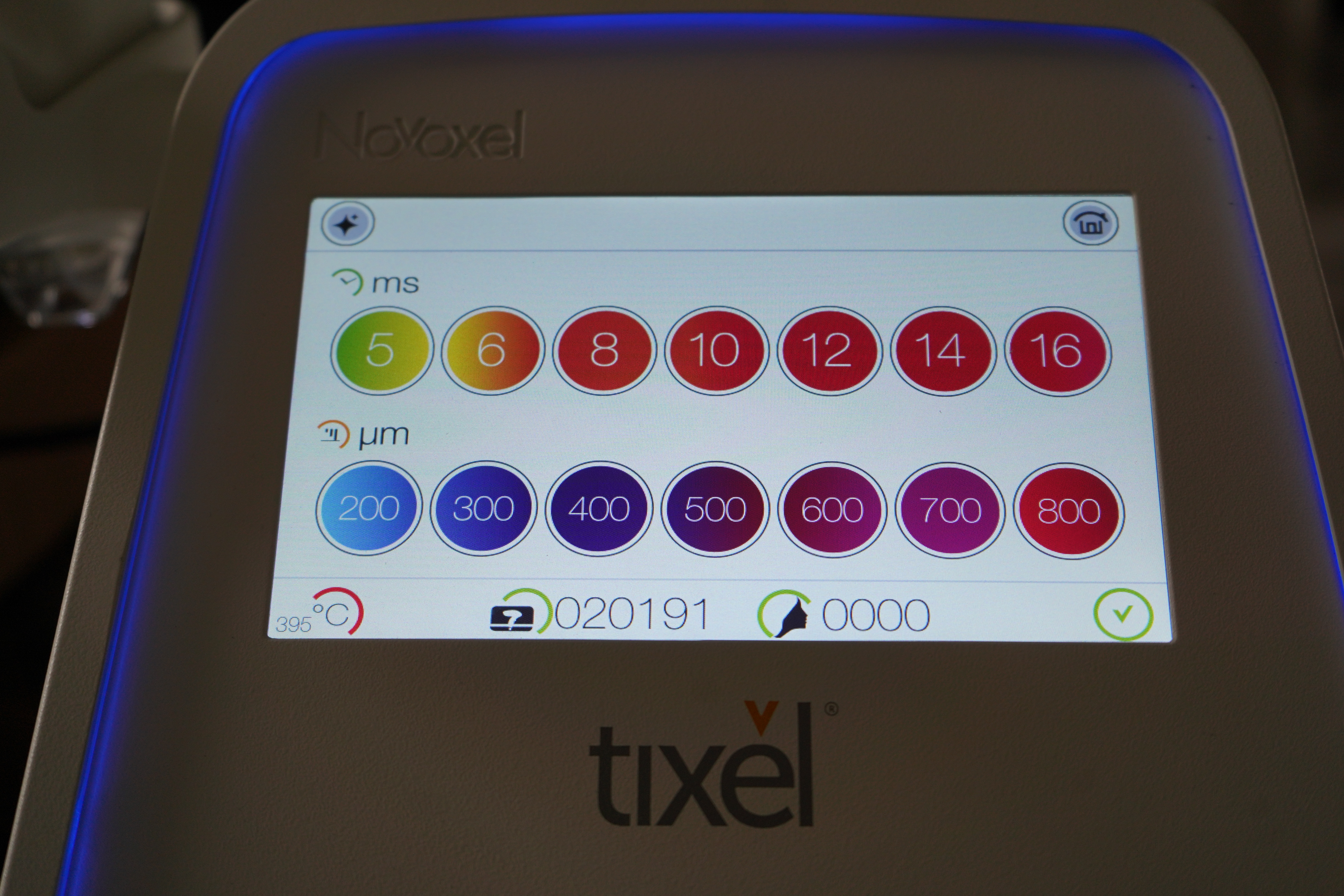 Tixel C device - detail