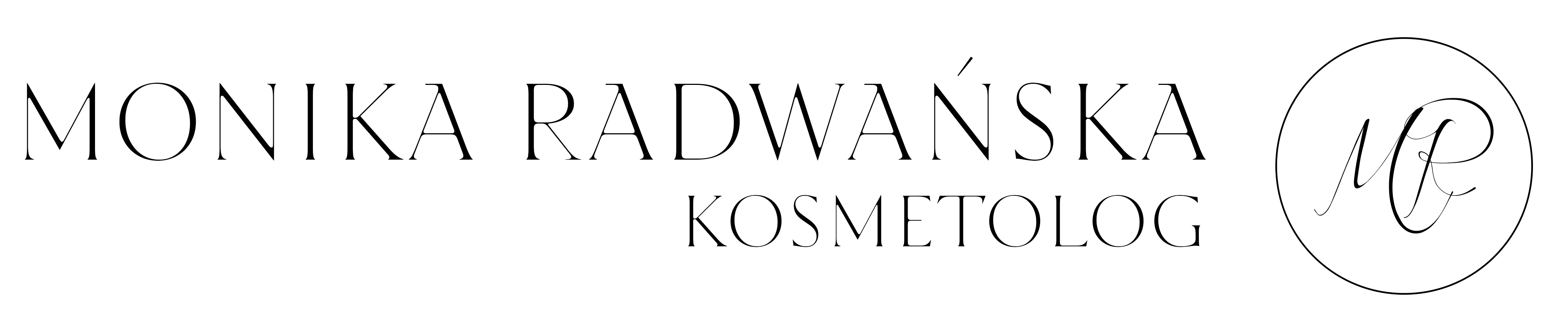 Tixel Kraków x Monika Radwańska Kosmetologia Logo